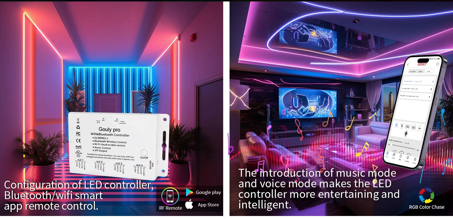 cob rgb led strip light